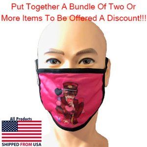 Washable Kid's Anime Face Mask #2